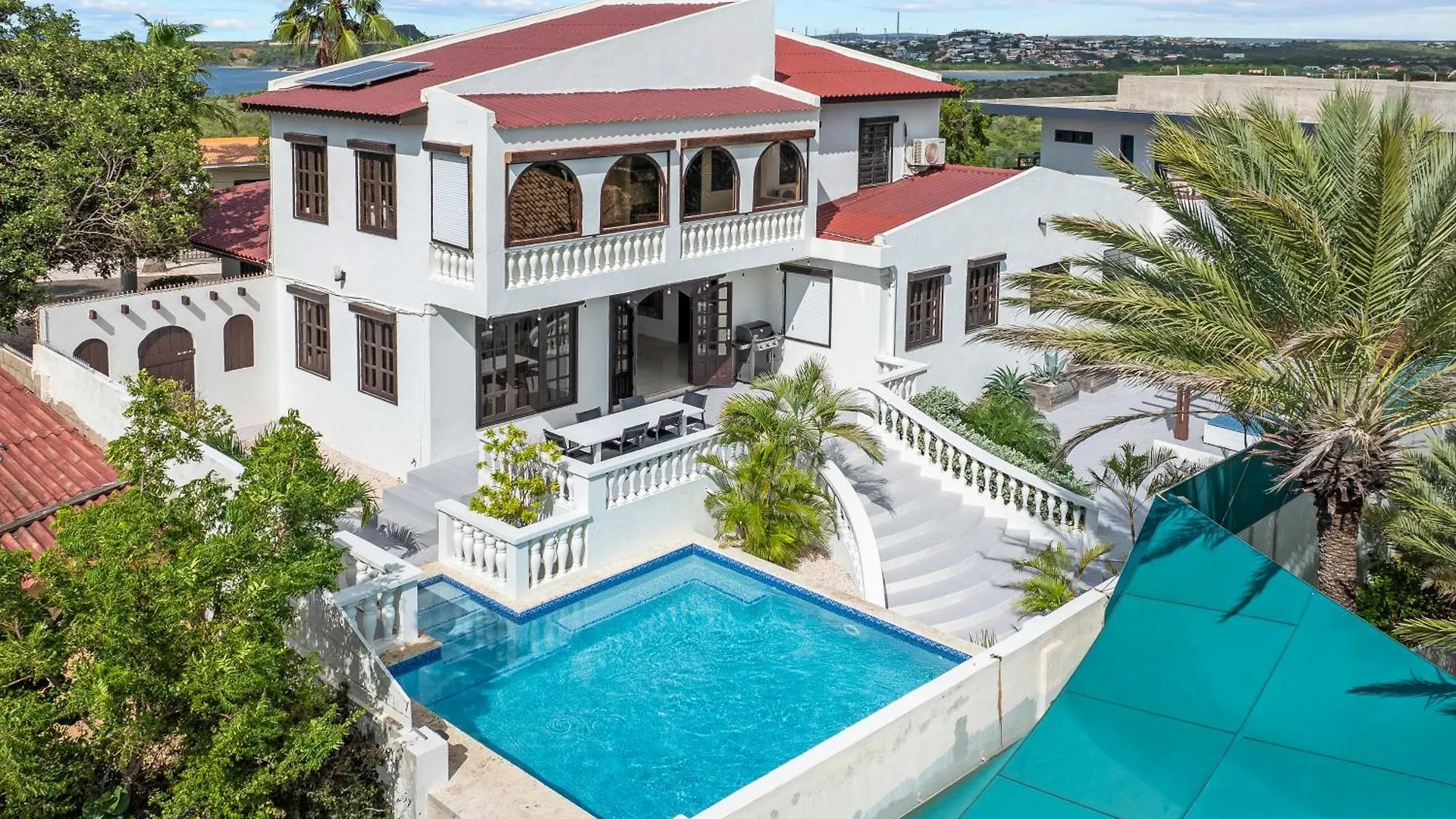 Million Dollar View Spanish Hacienda Style Luxury Villa In Jan Thiel Curacao